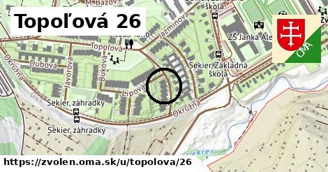 Topoľová 26, Zvolen