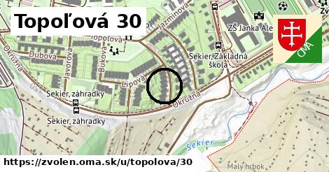 Topoľová 30, Zvolen