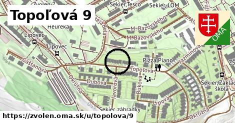 Topoľová 9, Zvolen