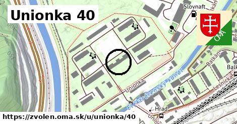 Unionka 40, Zvolen