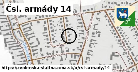 Čsl. armády 14, Zvolenská Slatina