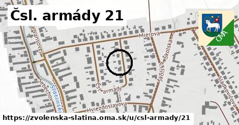 Čsl. armády 21, Zvolenská Slatina