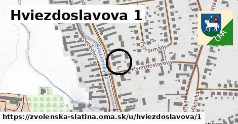 Hviezdoslavova 1, Zvolenská Slatina