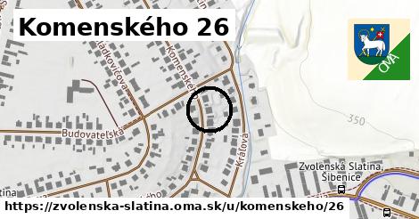 Komenského 26, Zvolenská Slatina