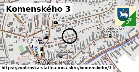 Komenského 3, Zvolenská Slatina