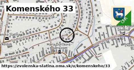 Komenského 33, Zvolenská Slatina