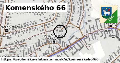 Komenského 66, Zvolenská Slatina