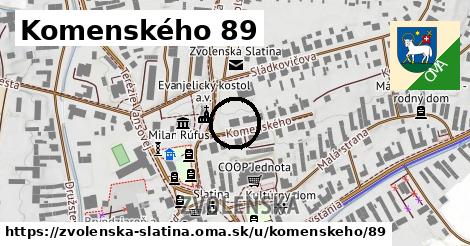 Komenského 89, Zvolenská Slatina