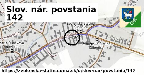 Slov. nár. povstania 142, Zvolenská Slatina