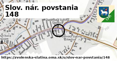 Slov. nár. povstania 148, Zvolenská Slatina