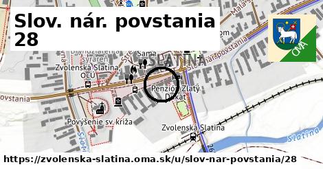 Slov. nár. povstania 28, Zvolenská Slatina