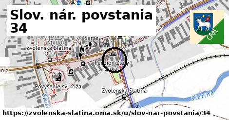 Slov. nár. povstania 34, Zvolenská Slatina