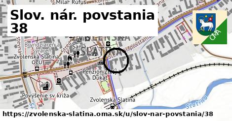 Slov. nár. povstania 38, Zvolenská Slatina