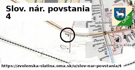 Slov. nár. povstania 4, Zvolenská Slatina