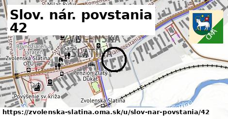 Slov. nár. povstania 42, Zvolenská Slatina