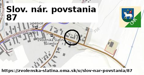 Slov. nár. povstania 87, Zvolenská Slatina