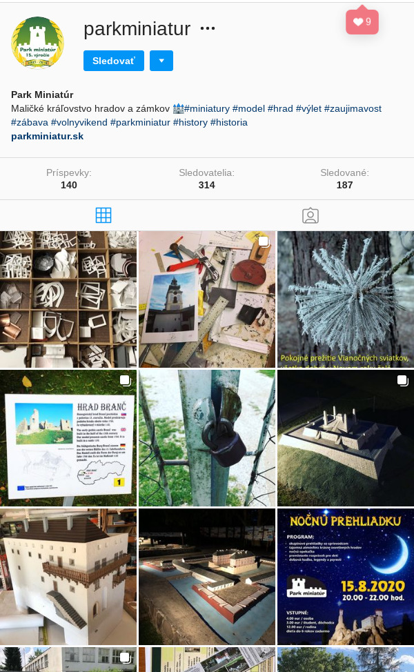 instgram foto @parkminiatur