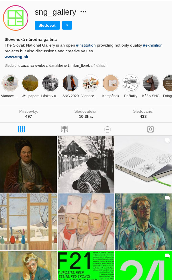 instgram foto @sng_gallery