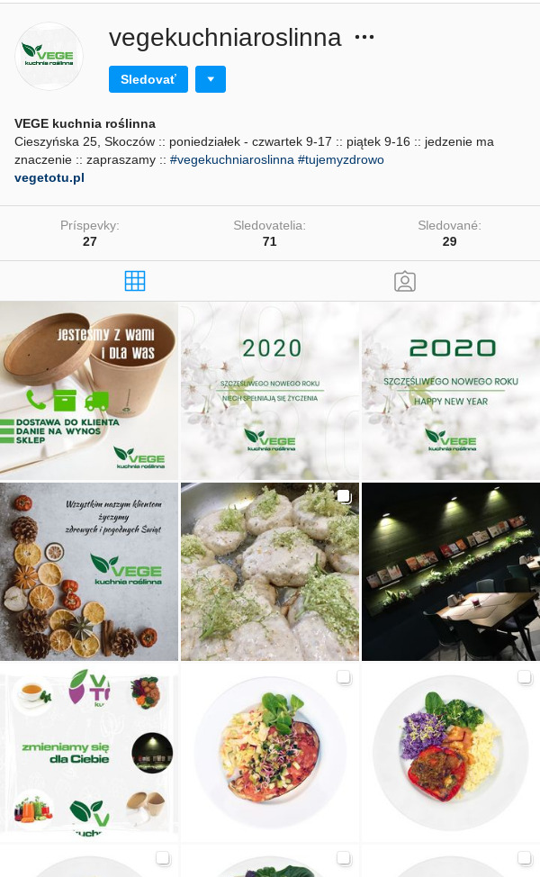 instgram foto @vegekuchniaroslinna