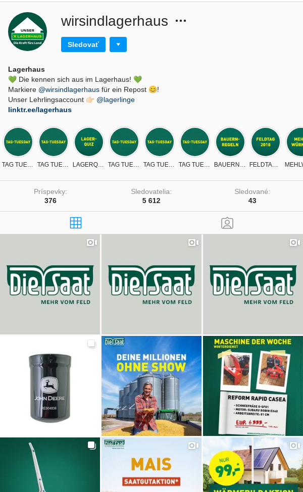 instgram foto @wirsindlagerhaus