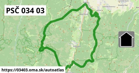 ikona Mapa autoatlas v 03403