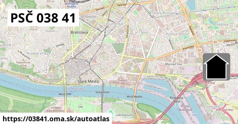 ikona Mapa autoatlas v 03841