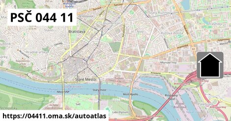 ikona Mapa autoatlas v 04411