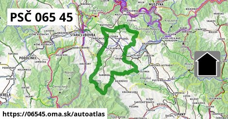 ikona Mapa autoatlas v 06545