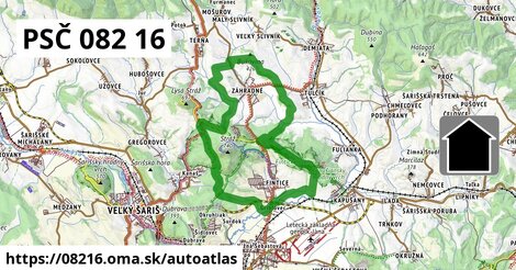 ikona Mapa autoatlas v 08216