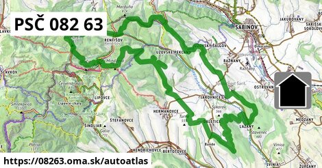 ikona Mapa autoatlas v 08263