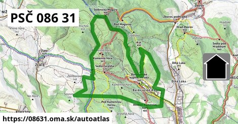 ikona Mapa autoatlas v 08631