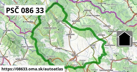 ikona Mapa autoatlas v 08633