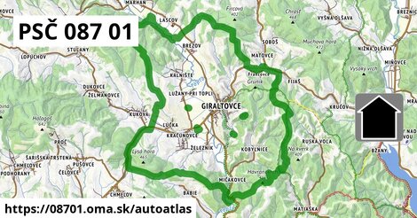 ikona Mapa autoatlas v 08701