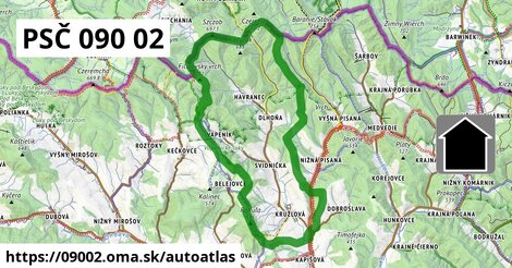 ikona Mapa autoatlas v 09002