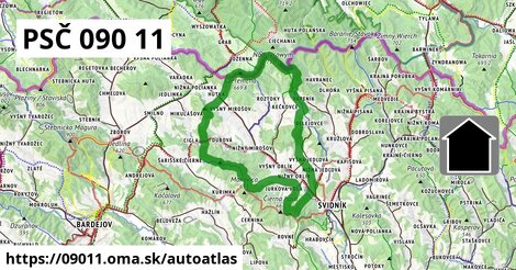 ikona Mapa autoatlas v 09011