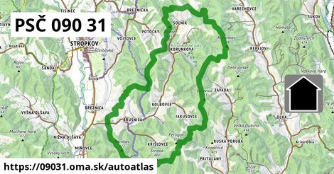 ikona Mapa autoatlas v 09031