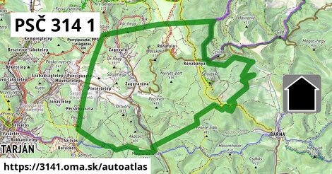 ikona Mapa autoatlas v 3141