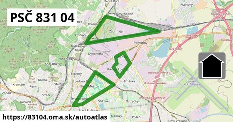 ikona Mapa autoatlas v 83104