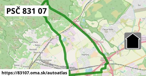 ikona Mapa autoatlas v 83107