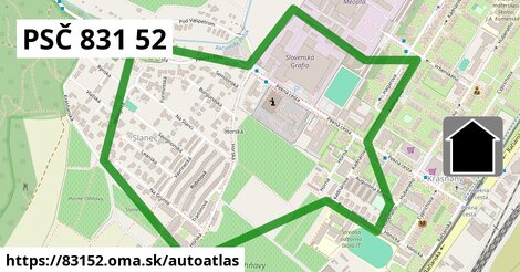 ikona Mapa autoatlas v 83152