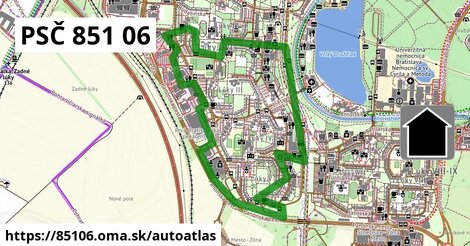 ikona Mapa autoatlas v 85106