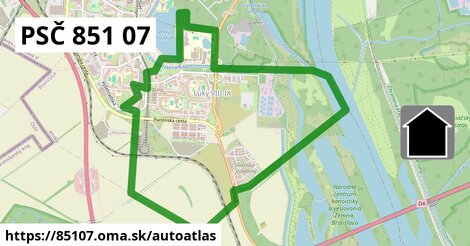 ikona Mapa autoatlas v 85107