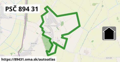 ikona Mapa autoatlas v 89431