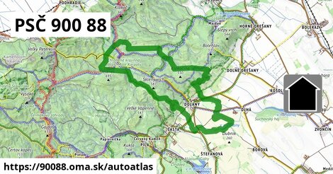 ikona Mapa autoatlas v 90088