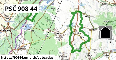 ikona Mapa autoatlas v 90844