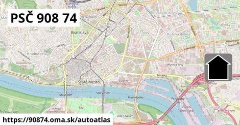 ikona Mapa autoatlas v 90874