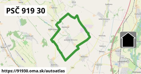 ikona Mapa autoatlas v 91930