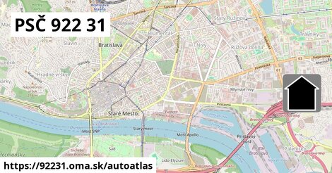 ikona Mapa autoatlas v 92231