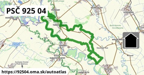 ikona Mapa autoatlas v 92504