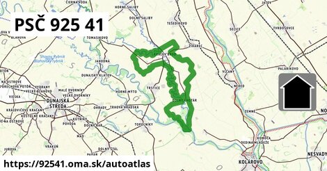 ikona Mapa autoatlas v 92541